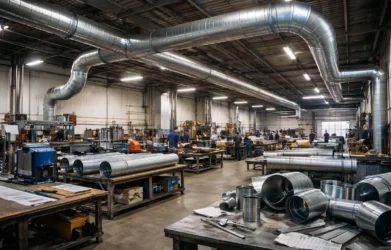 کانال تهویه اسپیرال