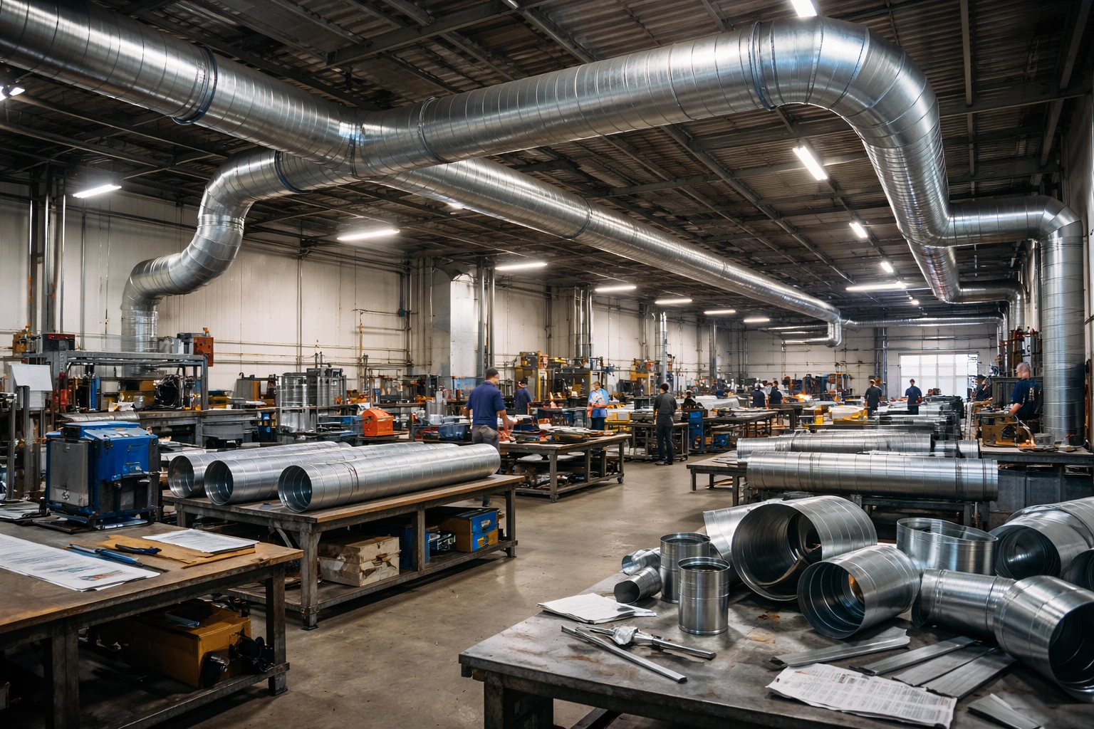 کانال تهویه اسپیرال